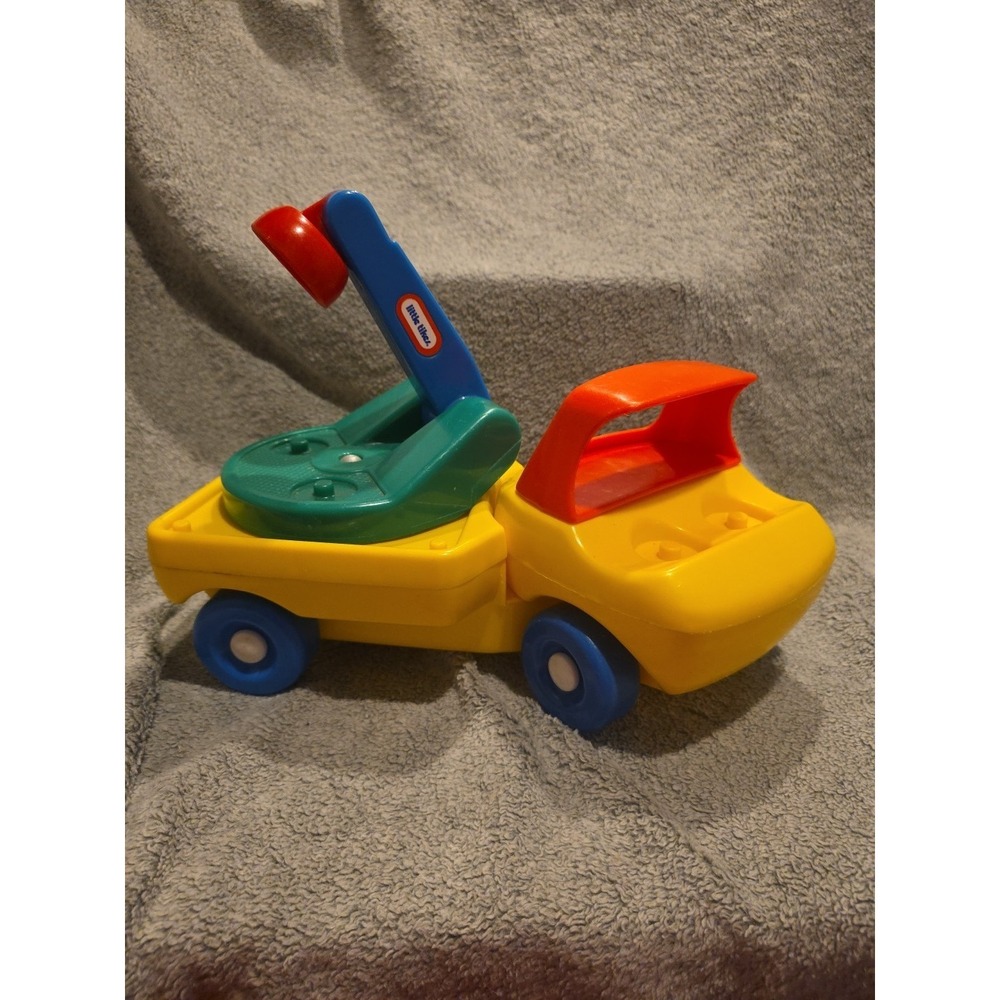 Little Tikes Tow Truck Cherry Picker‎ 1985 Vintage Toddle Tots Preschool Toy